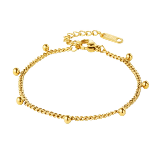 Golden Nugget Bracelet: Bold and Gold